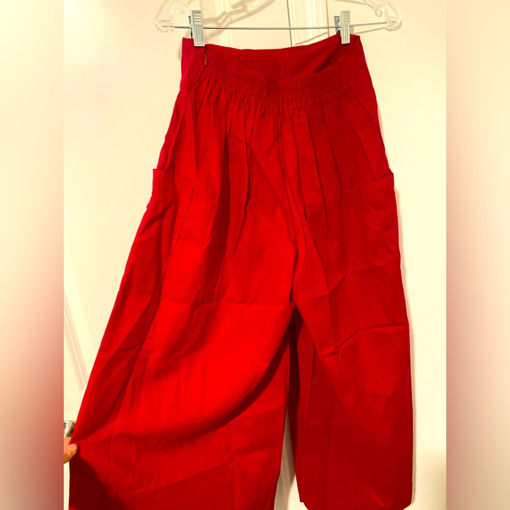 Red pants